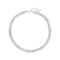 Zaniah Snake Tube Collar Stainless Steel Elegant Necklace